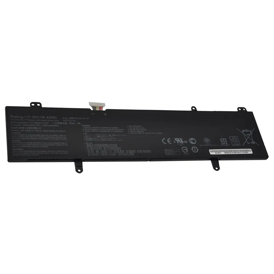 New B31N1707 Battery for ASUS VivoBook S14 S410UQ S41OUN S4100VN8550U S4200U