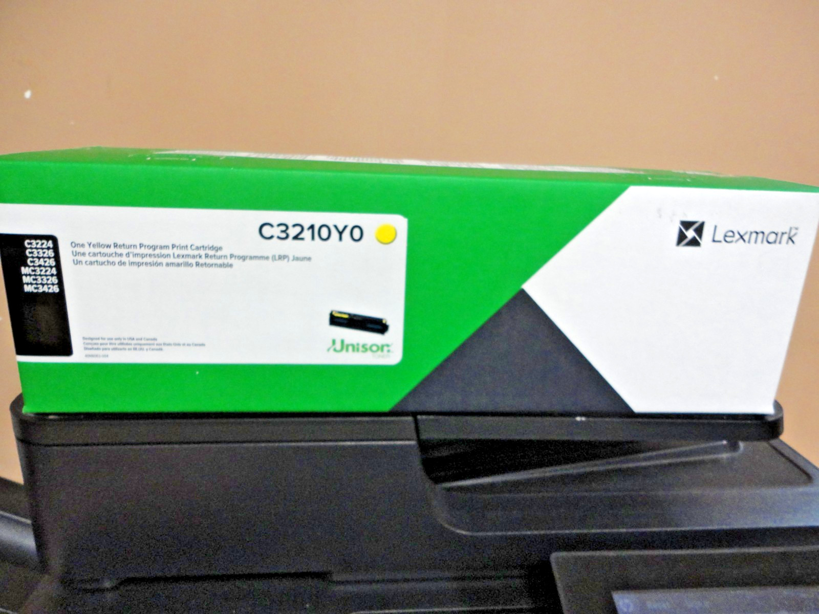 Lexmark C3210Y0 Yellow Toner Cartridge  Return Prog NEW