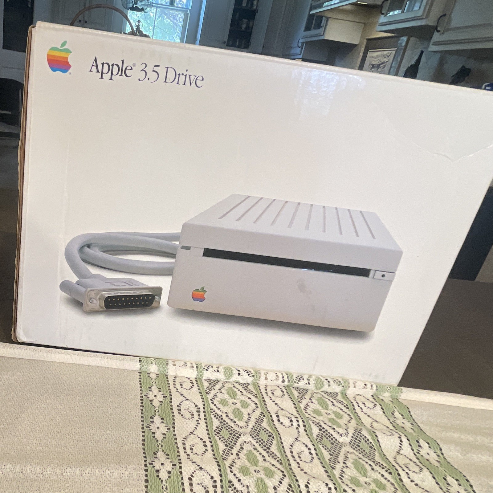Apple 3.5" External Floppy Drive w/ Cable For Apple – Vintage - In orig box
