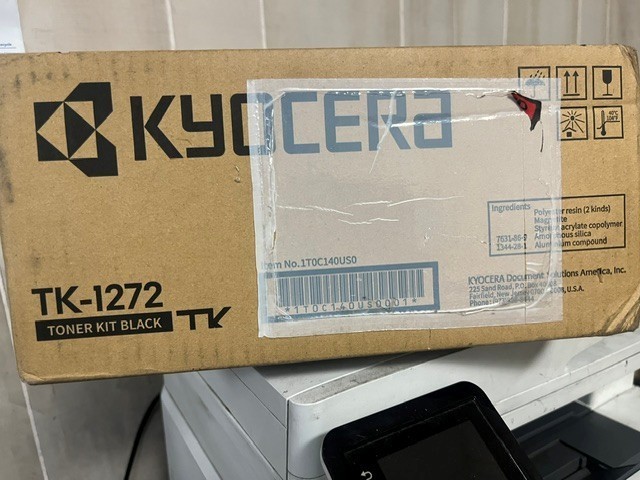 OEM Genuine Kyocera TK-1272 Black Toner Cartridge for ECOSYS MA4000wifx/MA4000x