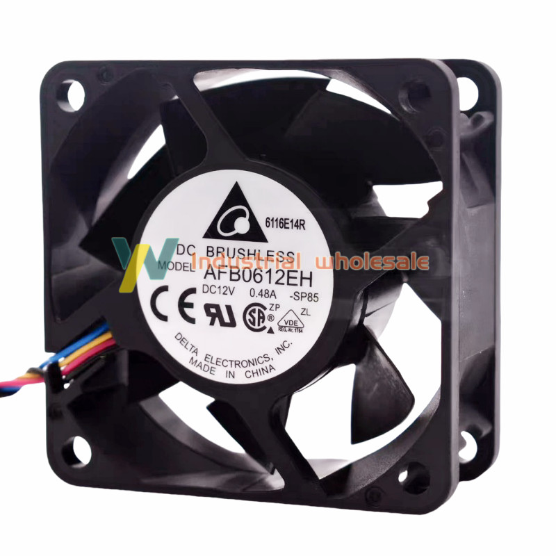 1PC new Delta 6025 AFB0612EH 6cm 12V 0.48A 60*60*25MM 60mm Ball Cooling Fan
