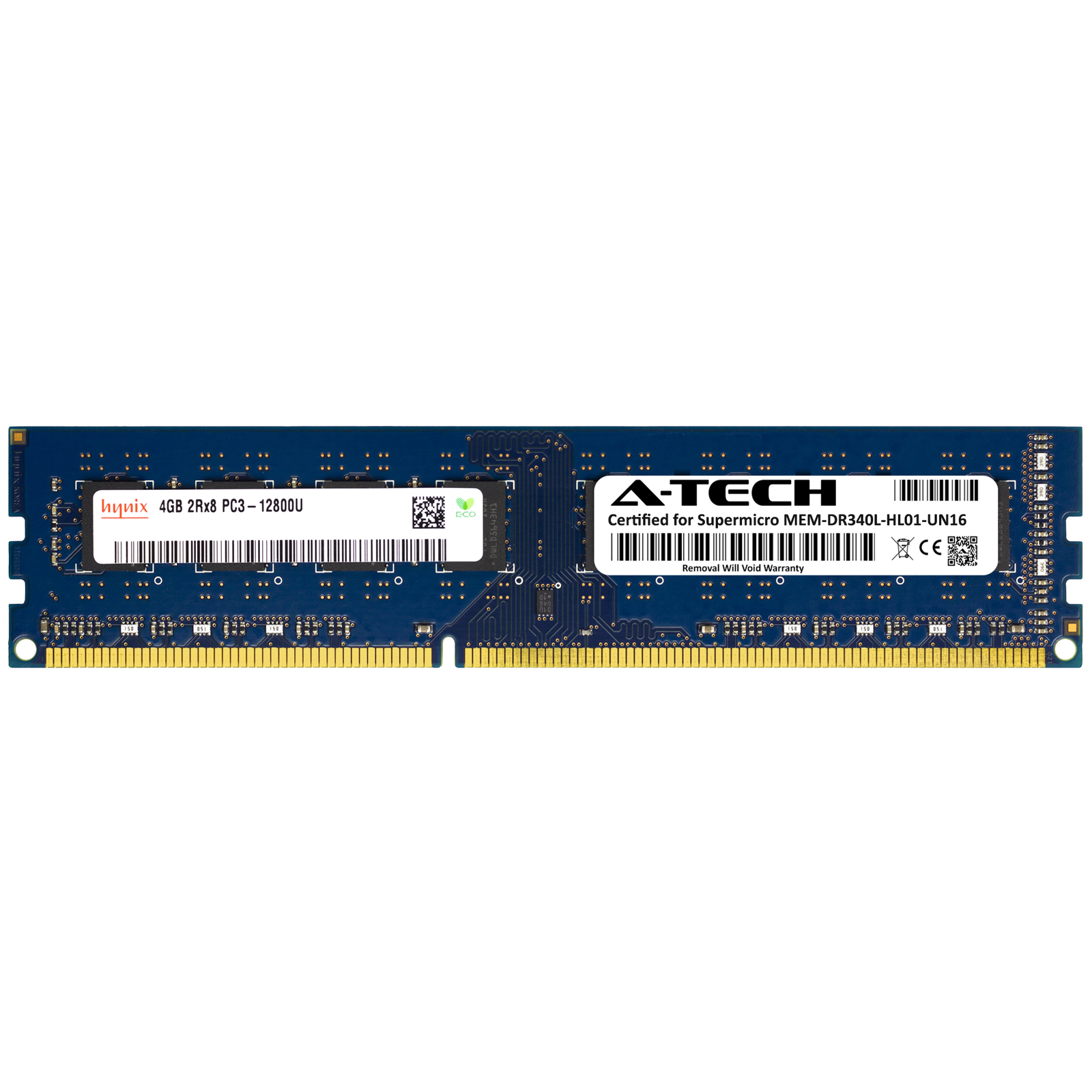 4GB PC3-12800 DIMM Replacement for Supermicro MEM-DR340L-HL01-UN16 Memory RAM