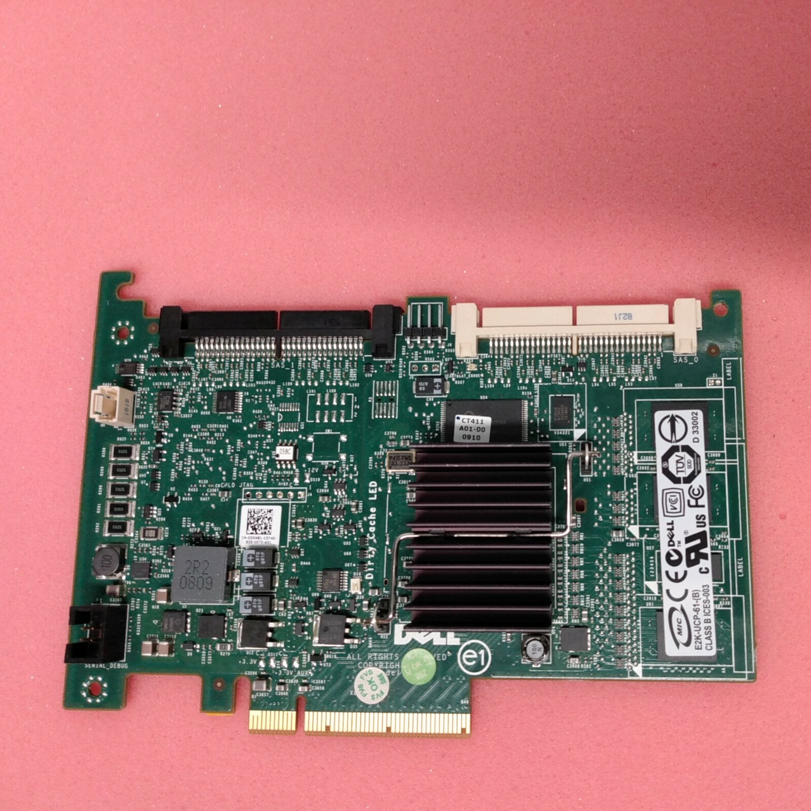DX481 Dell PERC6 Raid card tested working