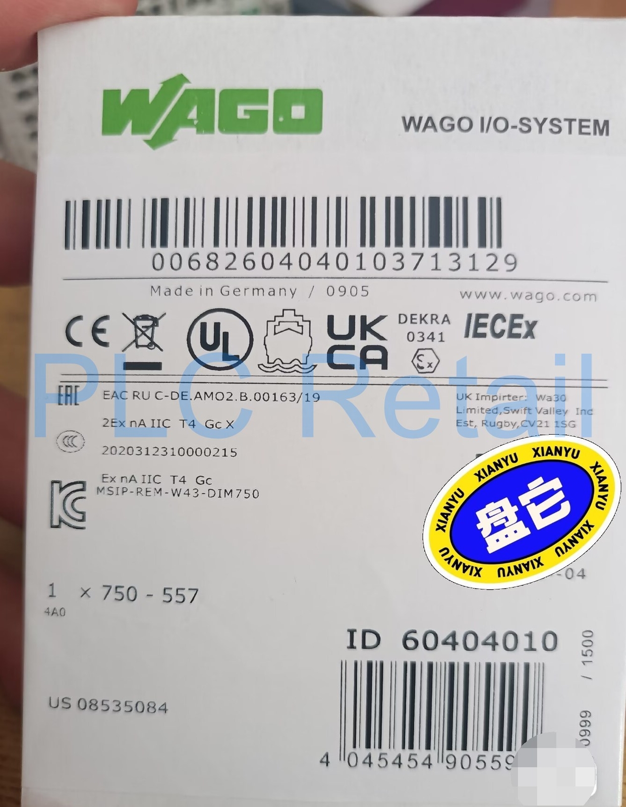 1PCS NEW WAGO 750-557   PLC module DHL shipping
