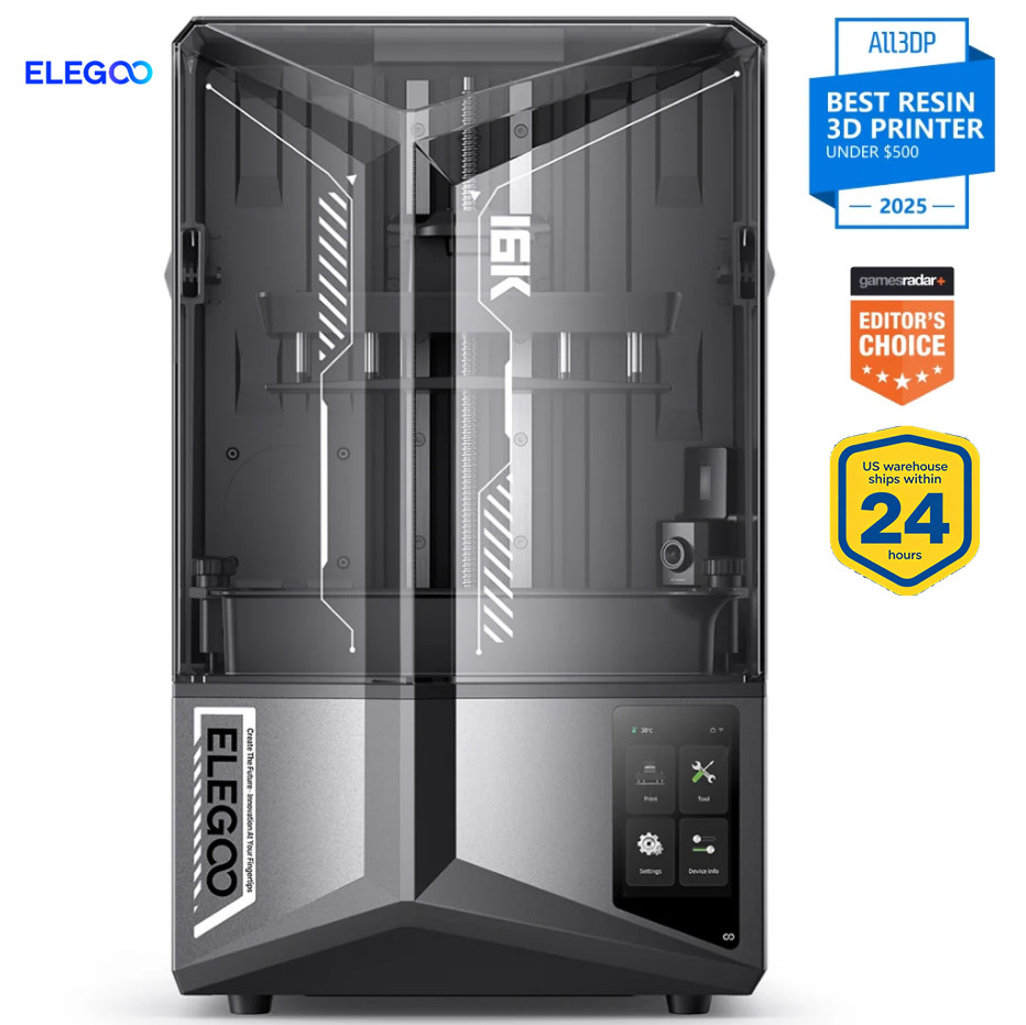ELEGOO Saturn 4 Ultra 16K Resin LCD 3D Printer 10-inch 16K Mono LCD