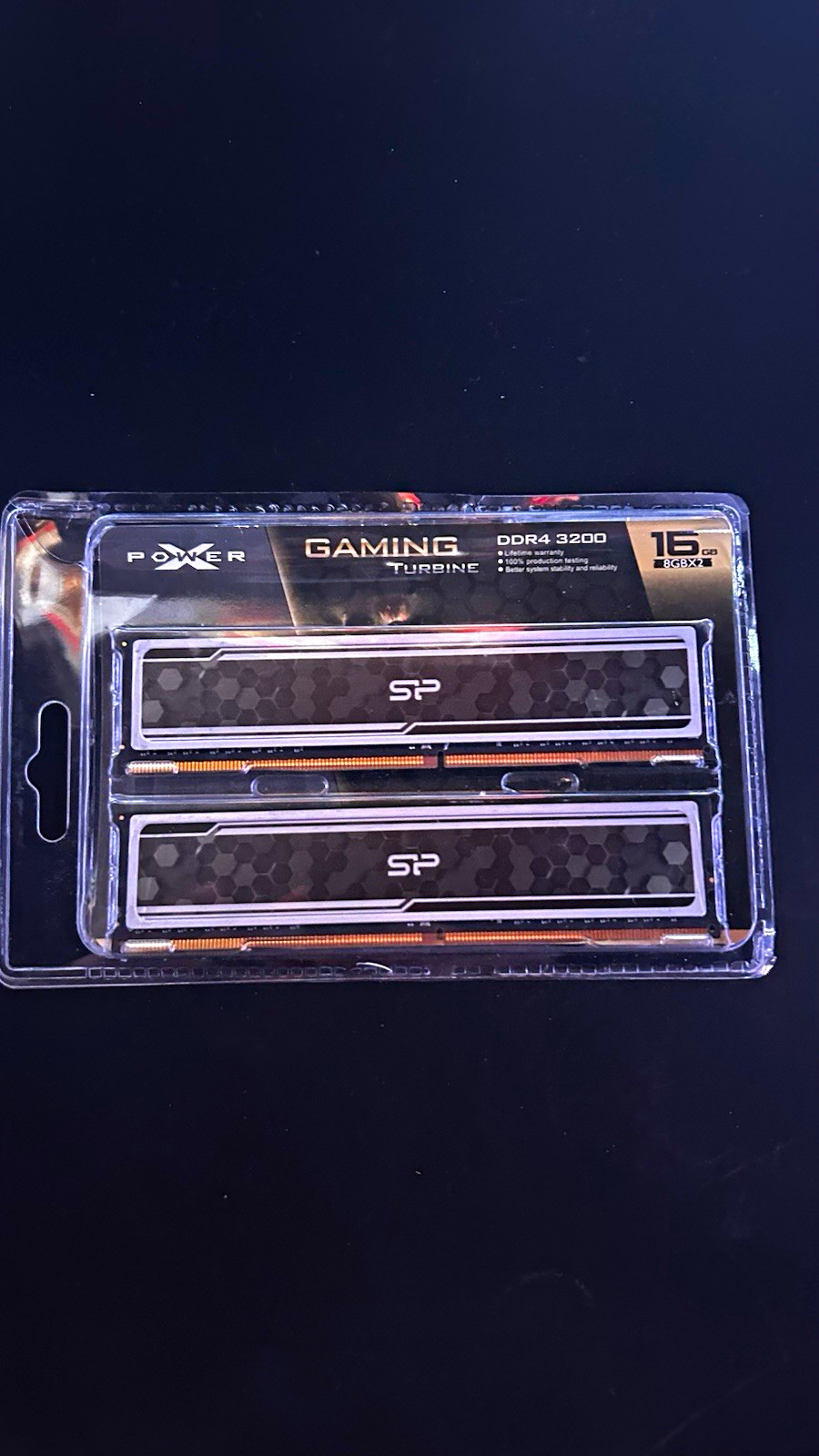 Silicon Power Gaming Turbine 16GB (2x8GB) DDR4-3200 PC4-25600 DIMM