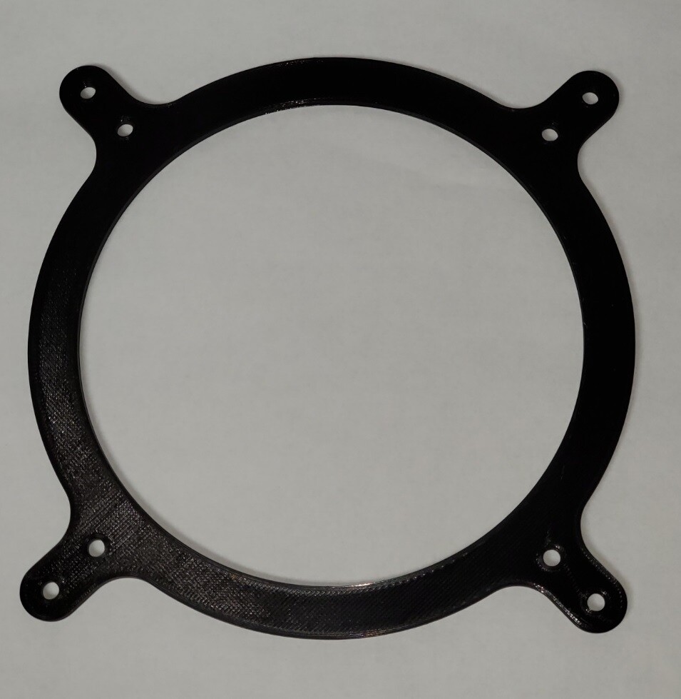 Custom PC Mounting Flat 120mm to 140mm Fan Adapter Converter Mod