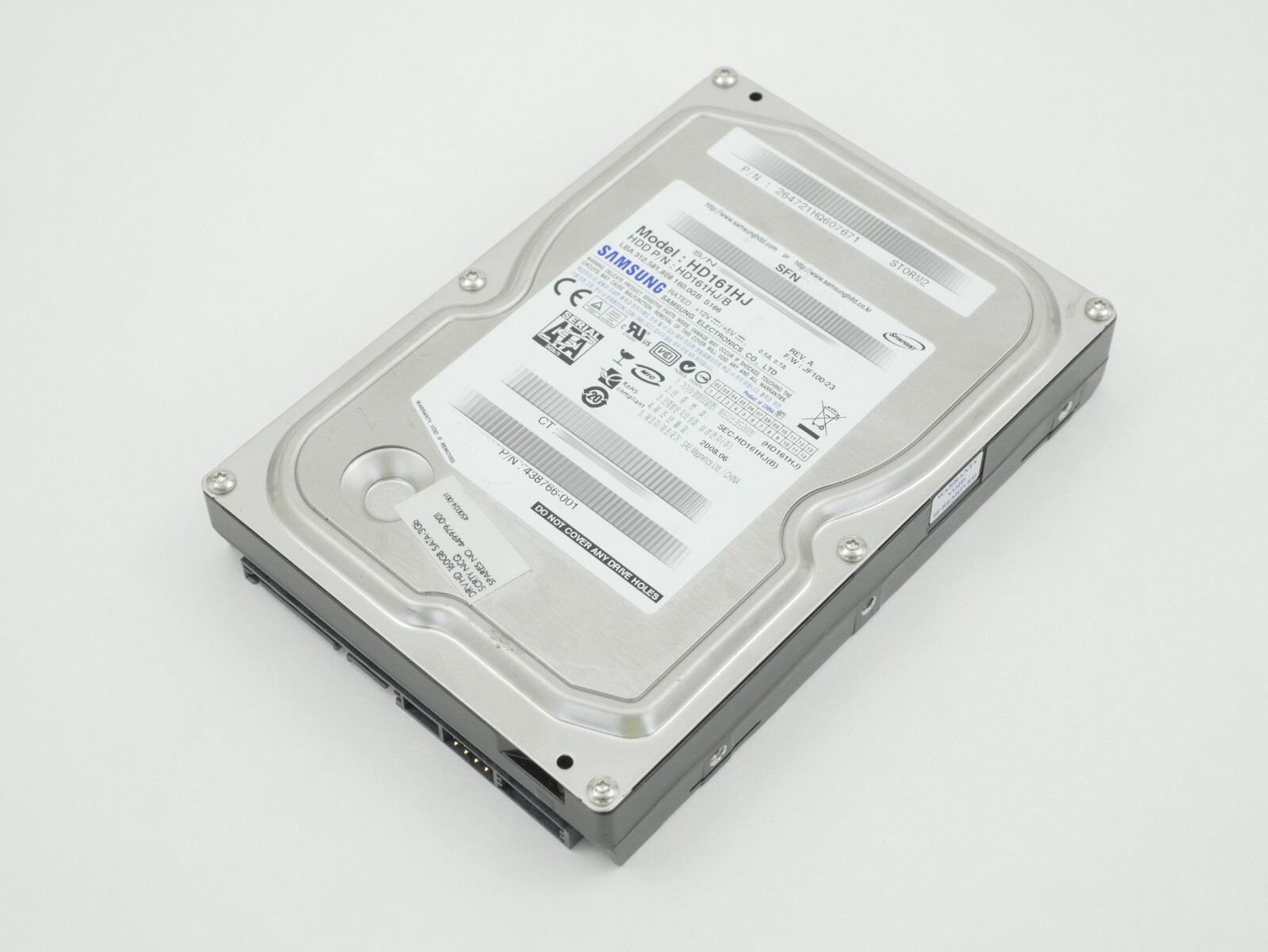 Samsung HP 160GB HD161HJ 7200RPM 3.5" SATA Fw: JF100-23 438766-001 449979-001