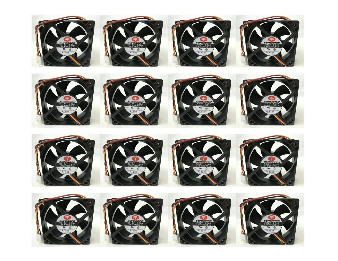 Superred CHD6012ES-A | 60mm x 20mm DC 12V 0.30A 3-Wire | Lot 16 | NEW | WARRANTY
