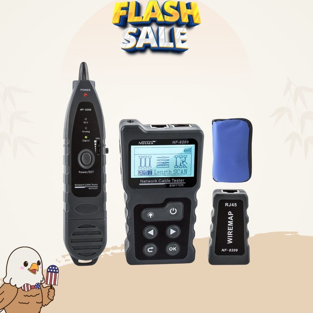NEW Network Cable Tester RJ45 CAT5 CAT6 POE NCV Wire Tracer Kit