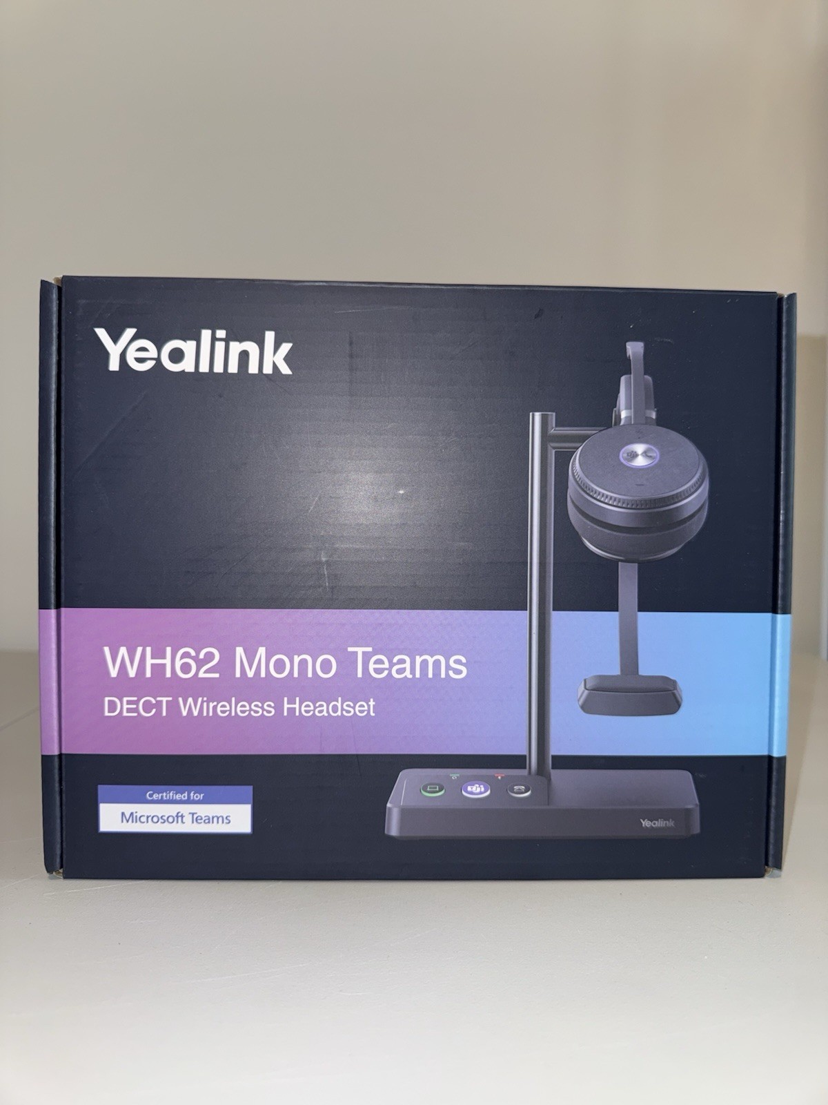 Yealink WH62 Mono Teams Headset Wireless DECT - BRAND NEW