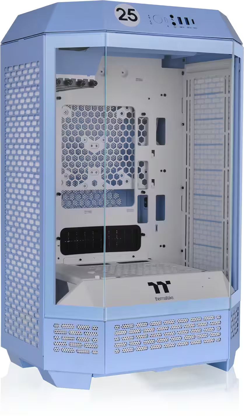 Thermaltake - The Tower 300 Micro ATX PC Case - Hydrangea Blue