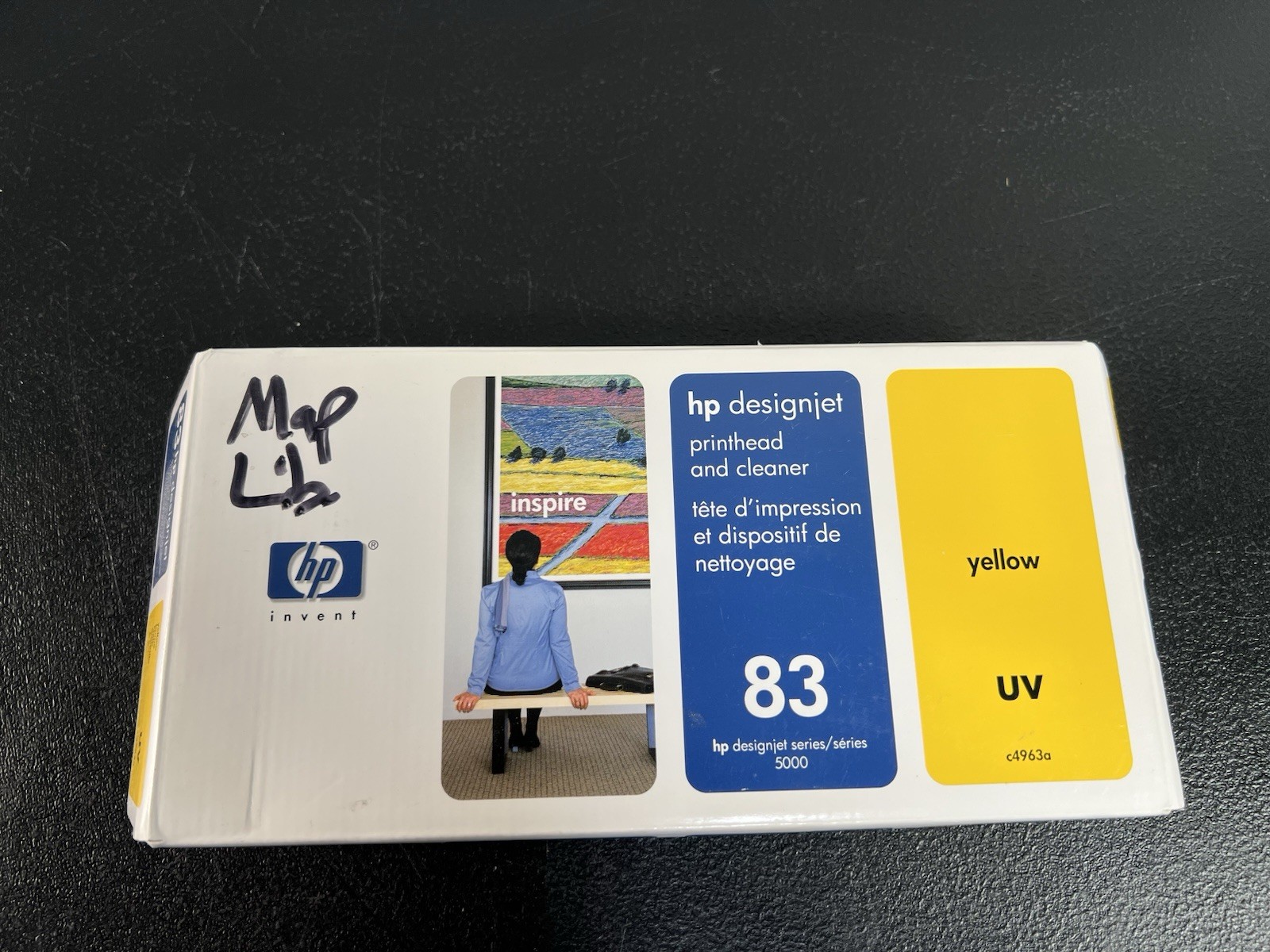 GENUINE HP #83 YELLOW UV PRINTHEAD CLEANER DESIGNJET 5000 5500 C4963A SEALED EXP