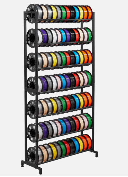 3D Printer Filament Storage Rack 7 Tier Filament Spool Holders Racks