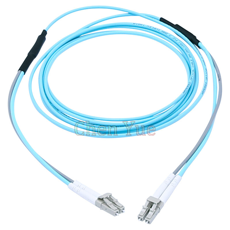 150M 10G OM3 Armored Cable Fiber Patch Cord LC to LC 3.0mm MM 50/125 Duplex