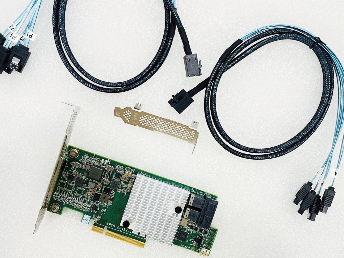 9300-8I 12Gbps HBA IT Mode ZFS FreeNAS unRAID+2*SFF-8643 SATA Cable US