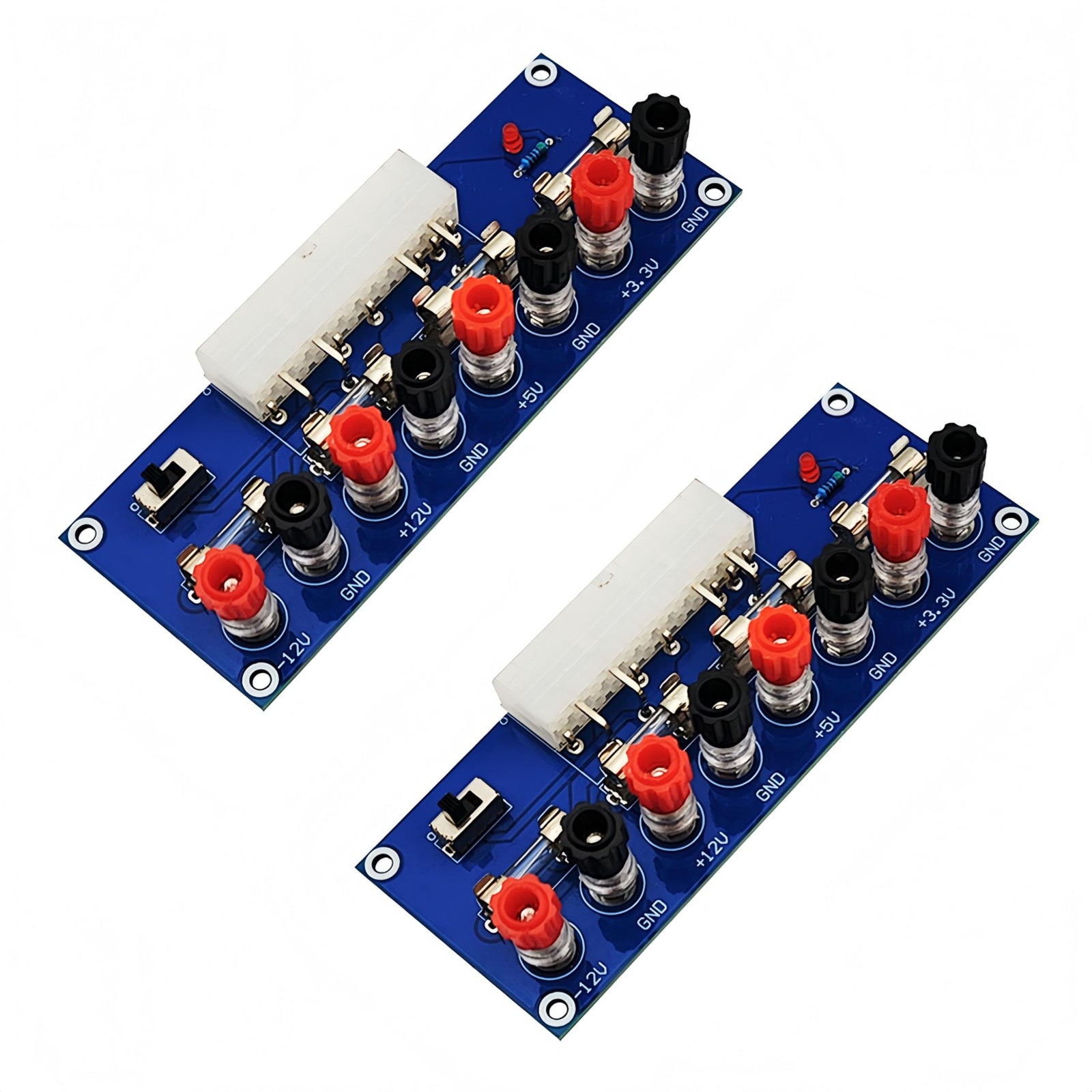 2 PCS XHM229 ATX Desktop PC Computer Chassis Power Supply Transfer Board 12V