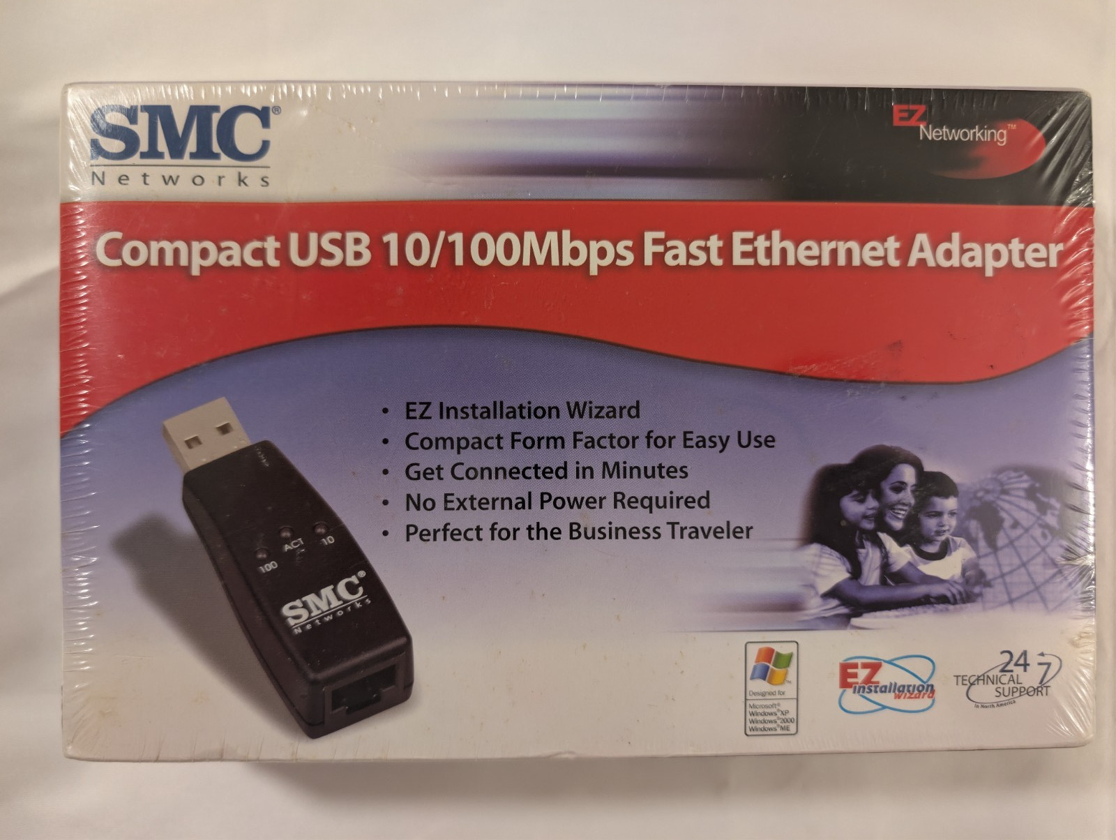 SMC Networks Compact USB 10/100Mbps Fast Ethernet Adapter SMC2208USB/ETH