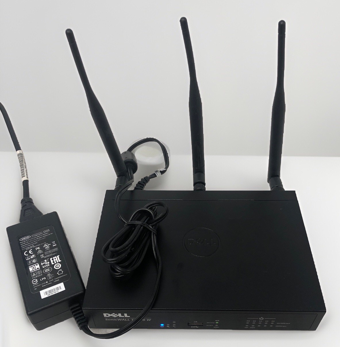Dell SonicWALL TZ300W Wireless Firewall Appliance – Complete Set
