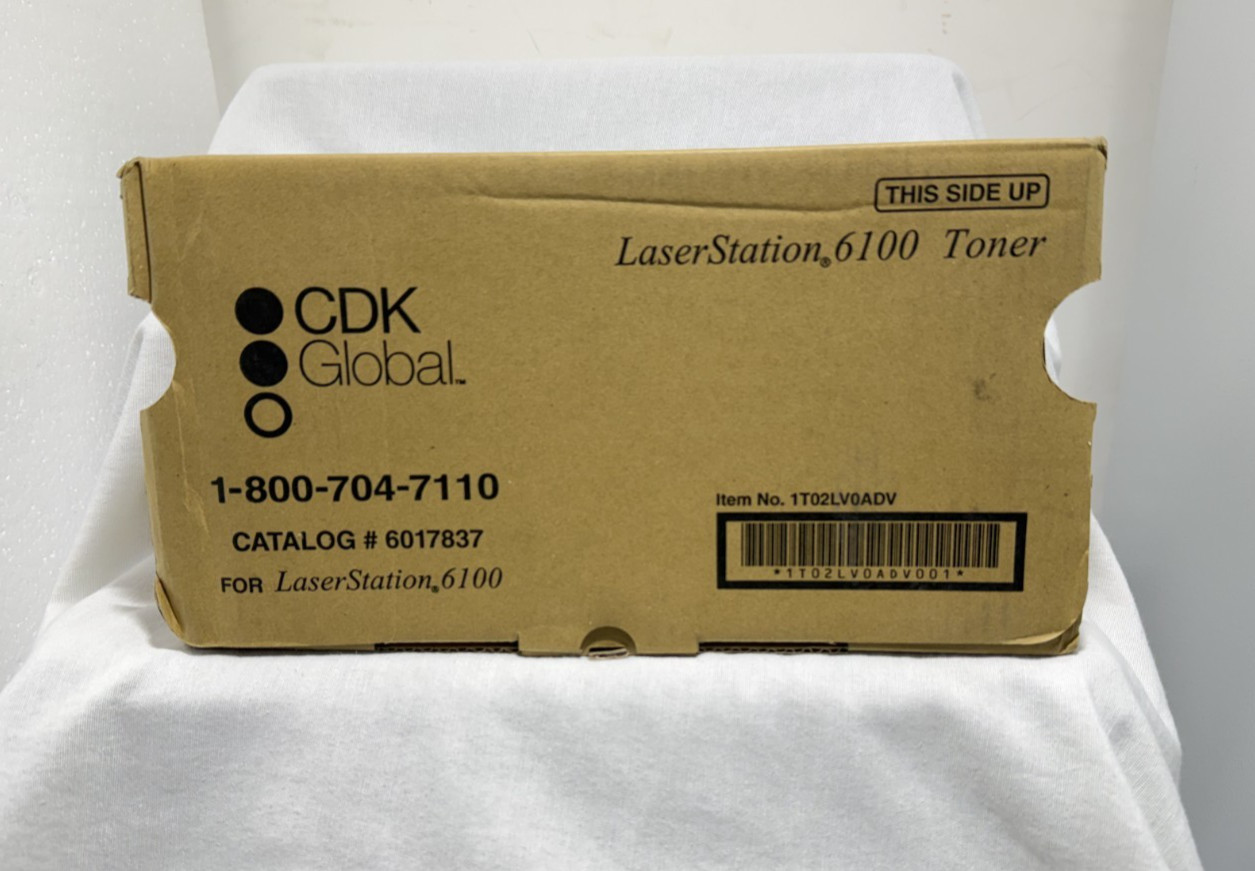 CDK GLOBAL LaserStation 6100 Toner Cartridge PN: 6017837 - NEW *Free Ship*