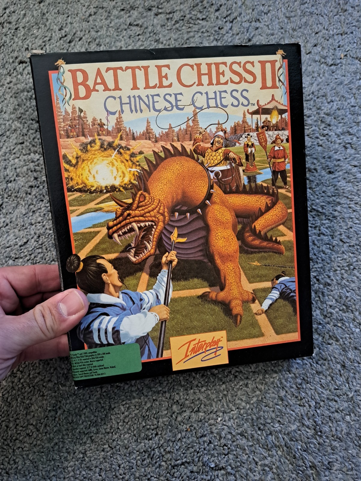 Interplay Battle Chess II Chinese Chess Computer Games for IBM Tandy