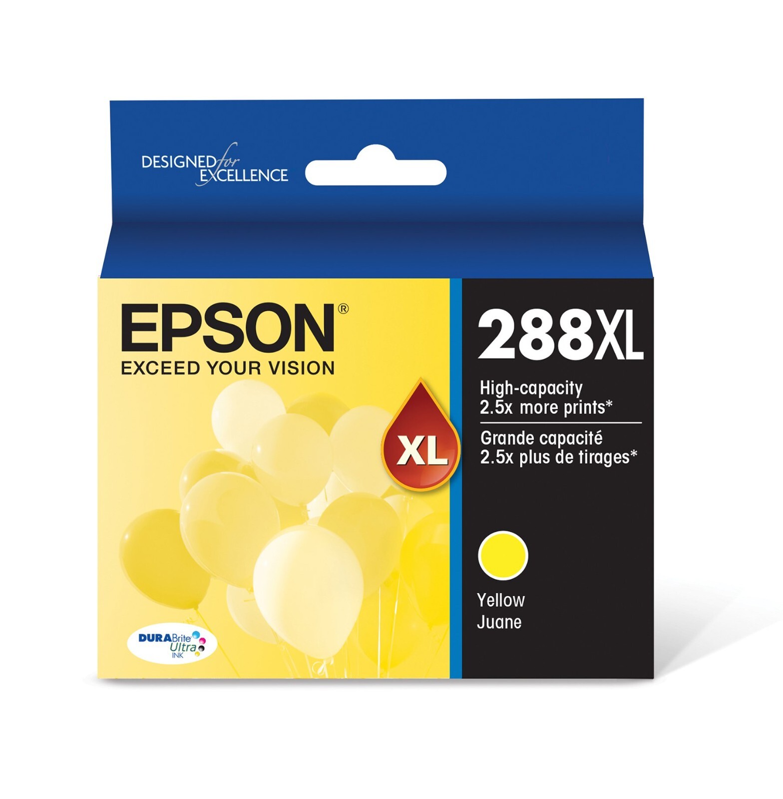 Genuine Epson 288XL Yellow Ink Cartridge High-capacity T288XL420