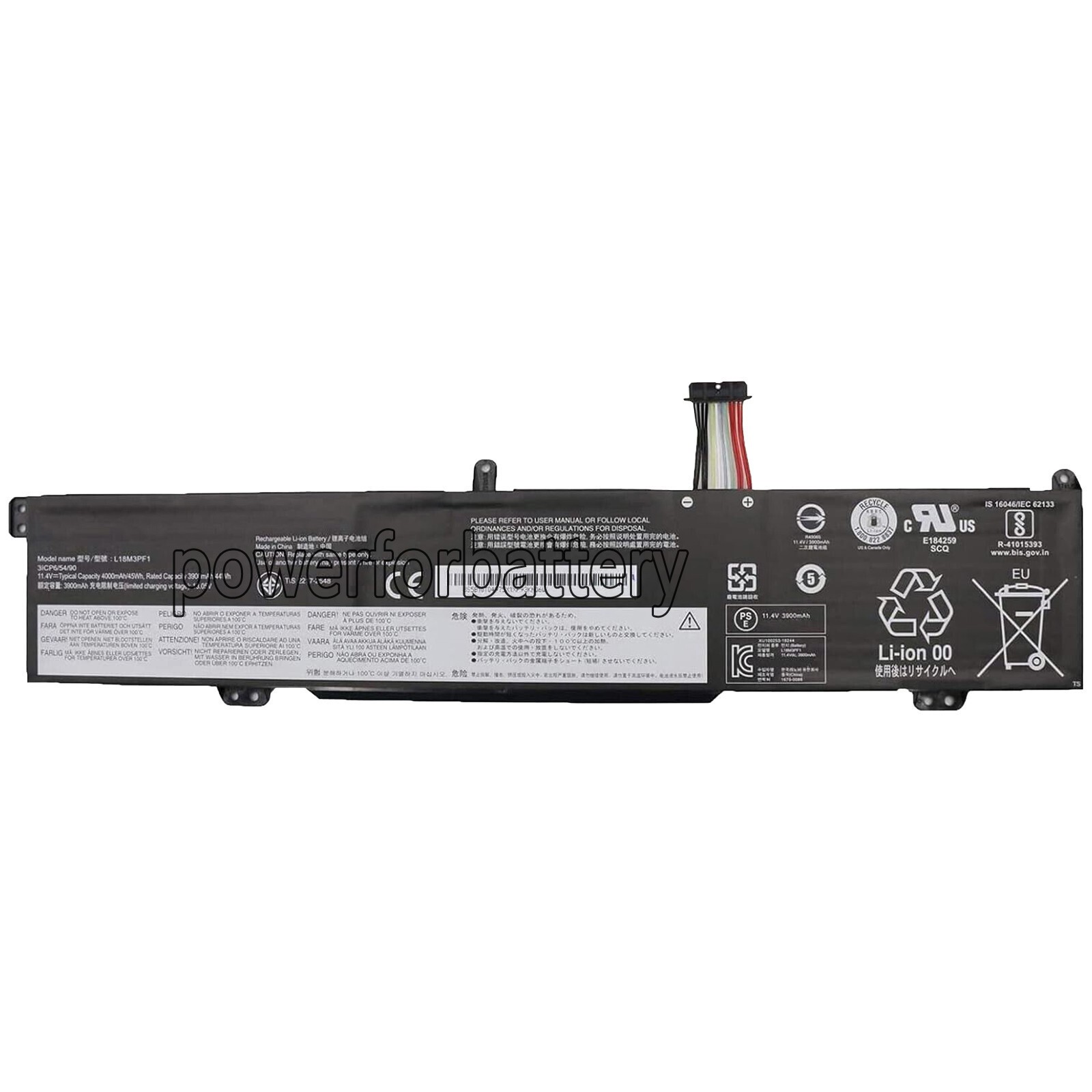 L18C3PF1 L18M3PF1 45Wh Laptop Battery for Lenovo IdeaPad L340-15IRH L340-17IRH
