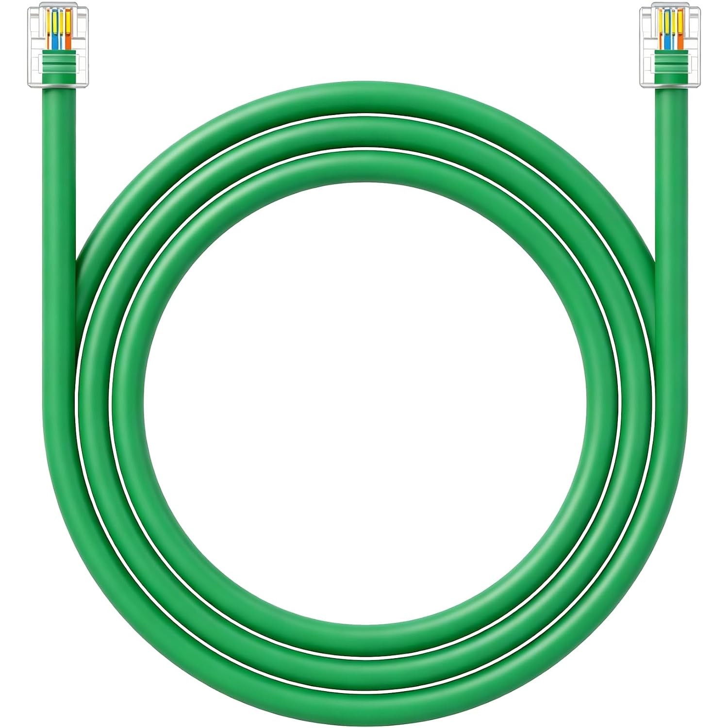 CAT5E RJ11 Data Cable DSL Cable 6ft for DSL Modem - 6 Feet | High-Speed Heavy