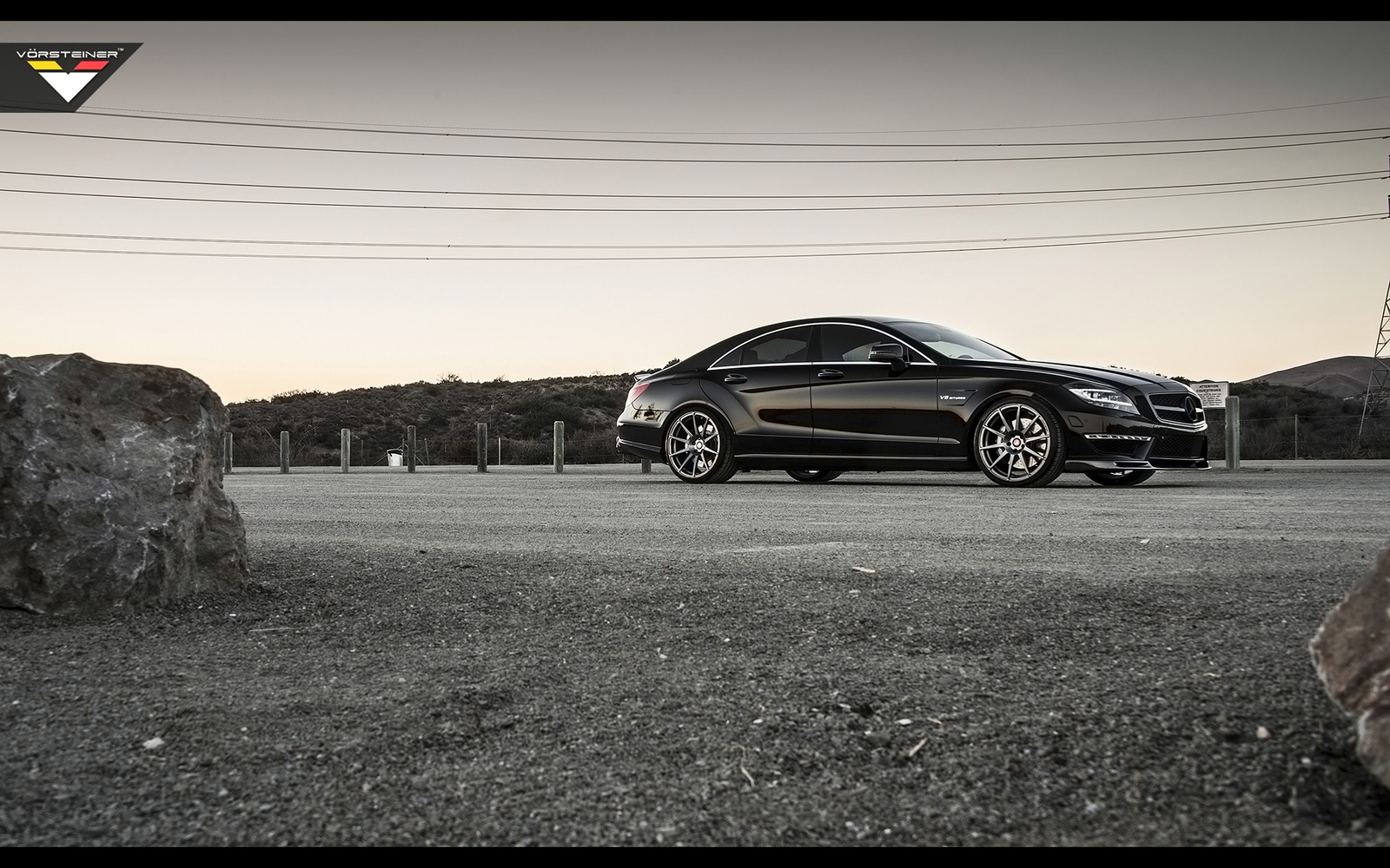 Cars 2014 vorsteiner mercedes benz cls63 amg sedan Desk Mat Stitched