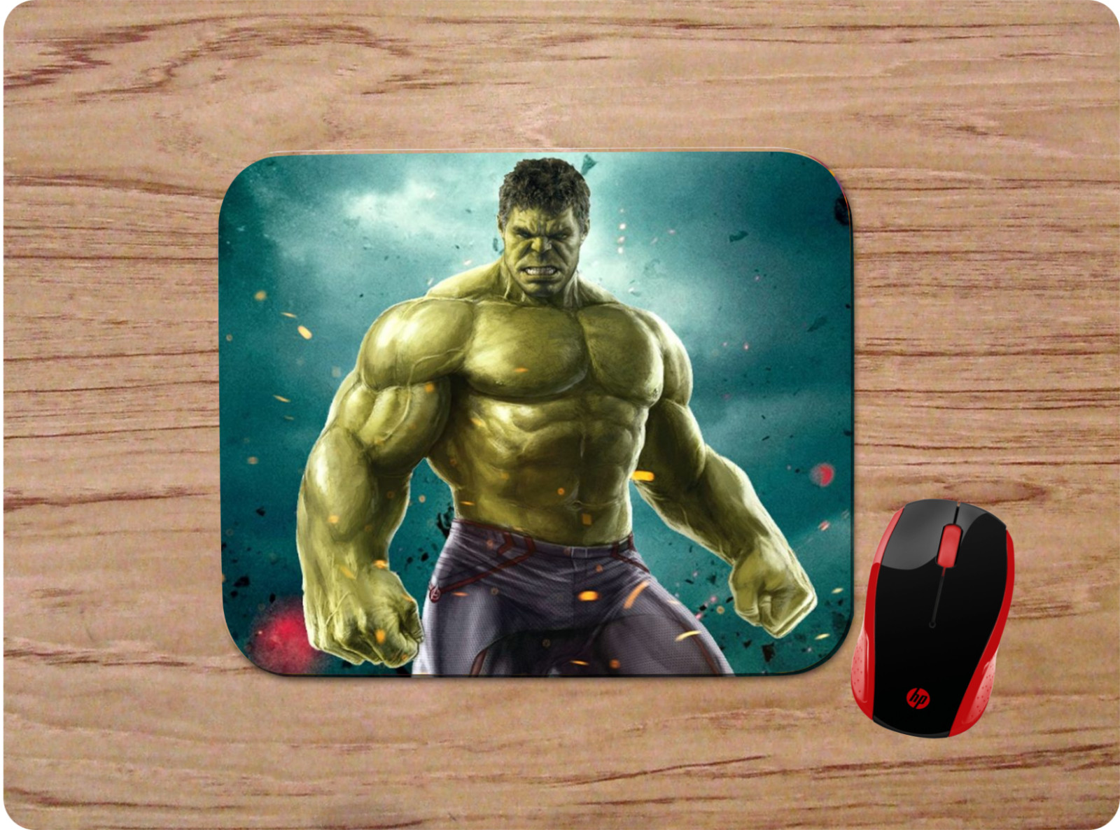 THE HULK GREEN AVENGER CUSTOM MOUSE PAD MAT HOME SCHOOL OFFICE GIFT DESIGN1