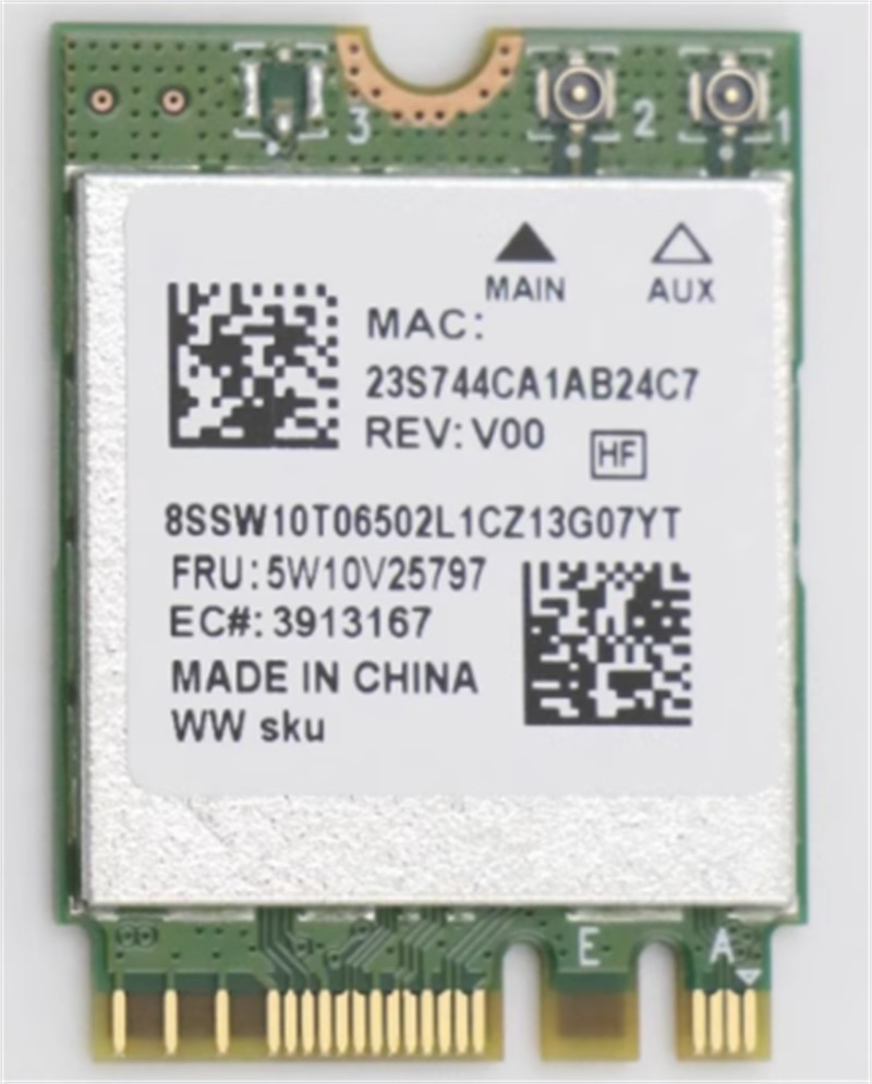Realtek RTL8852AE Wireless card for Lenovo FRU 5W10V25797