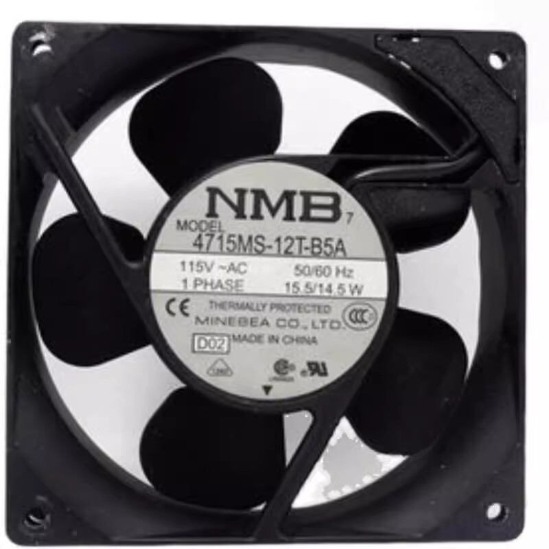 NMB 4715MS-12T-B5A 12038 115V 15.5/14.5W 12CM Axial Cooling Fan