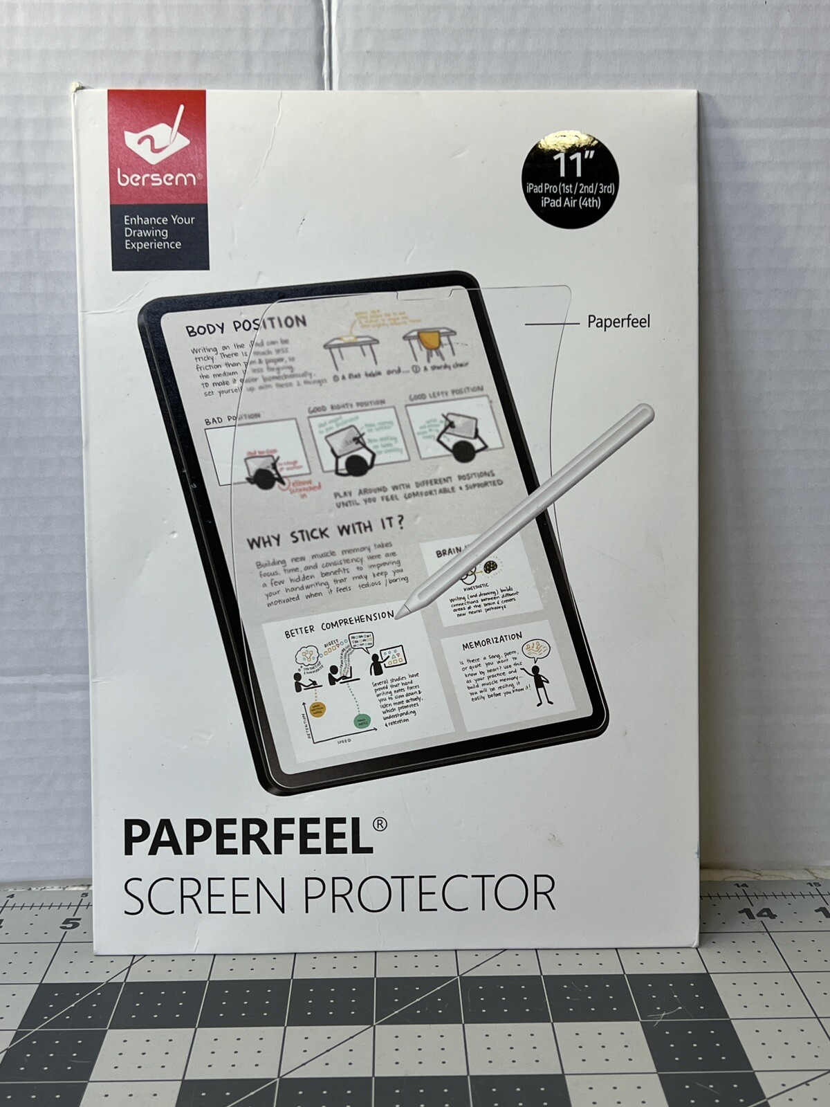 Bersem 11" Paperfeel Screen Protector for iPad Pro (1st,2nd,3rd) iPad Air(4th) 