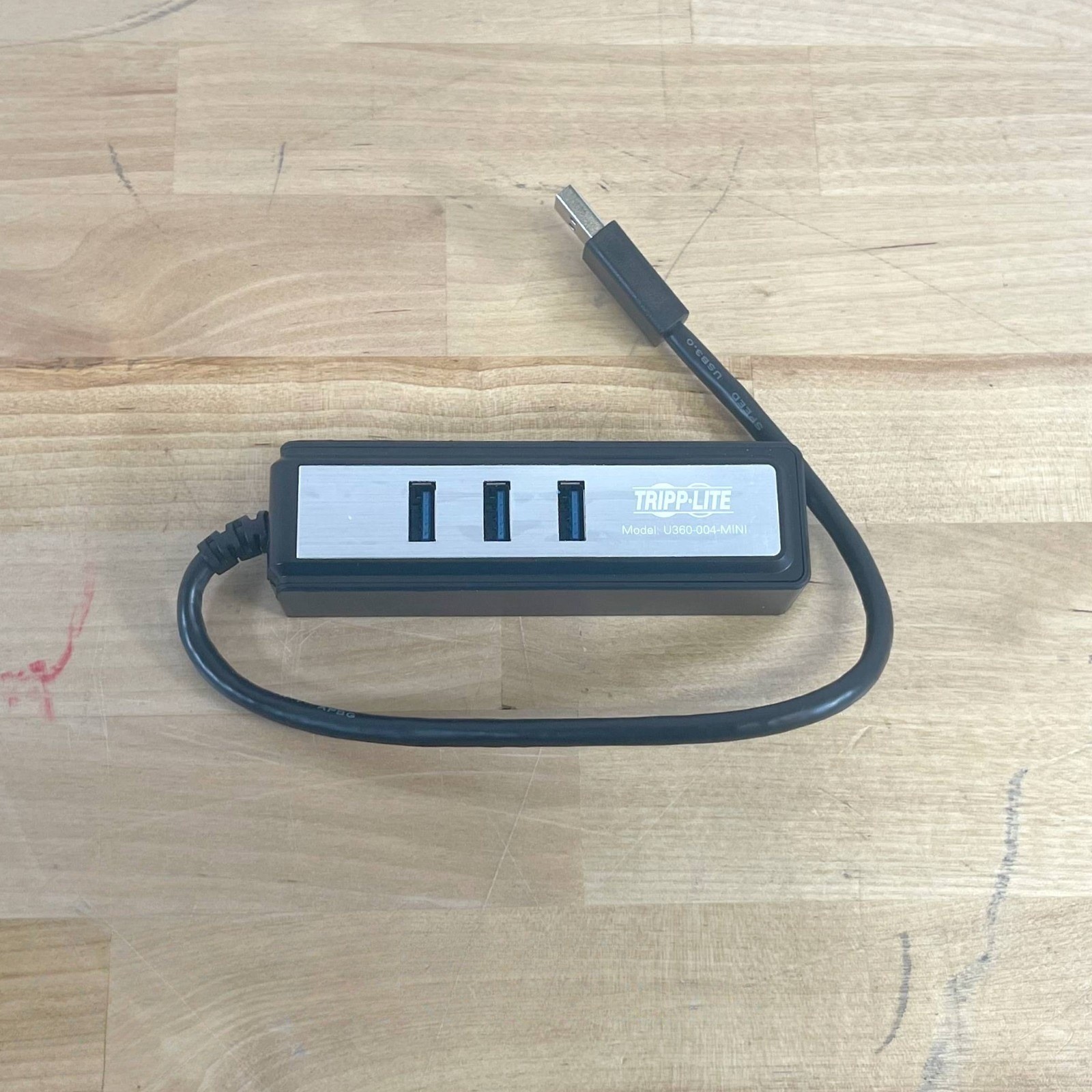 Lot of 4 Tripp Lite Portable USB 3.0 SuperSpeed Hub 4-Port U360-004-MINI