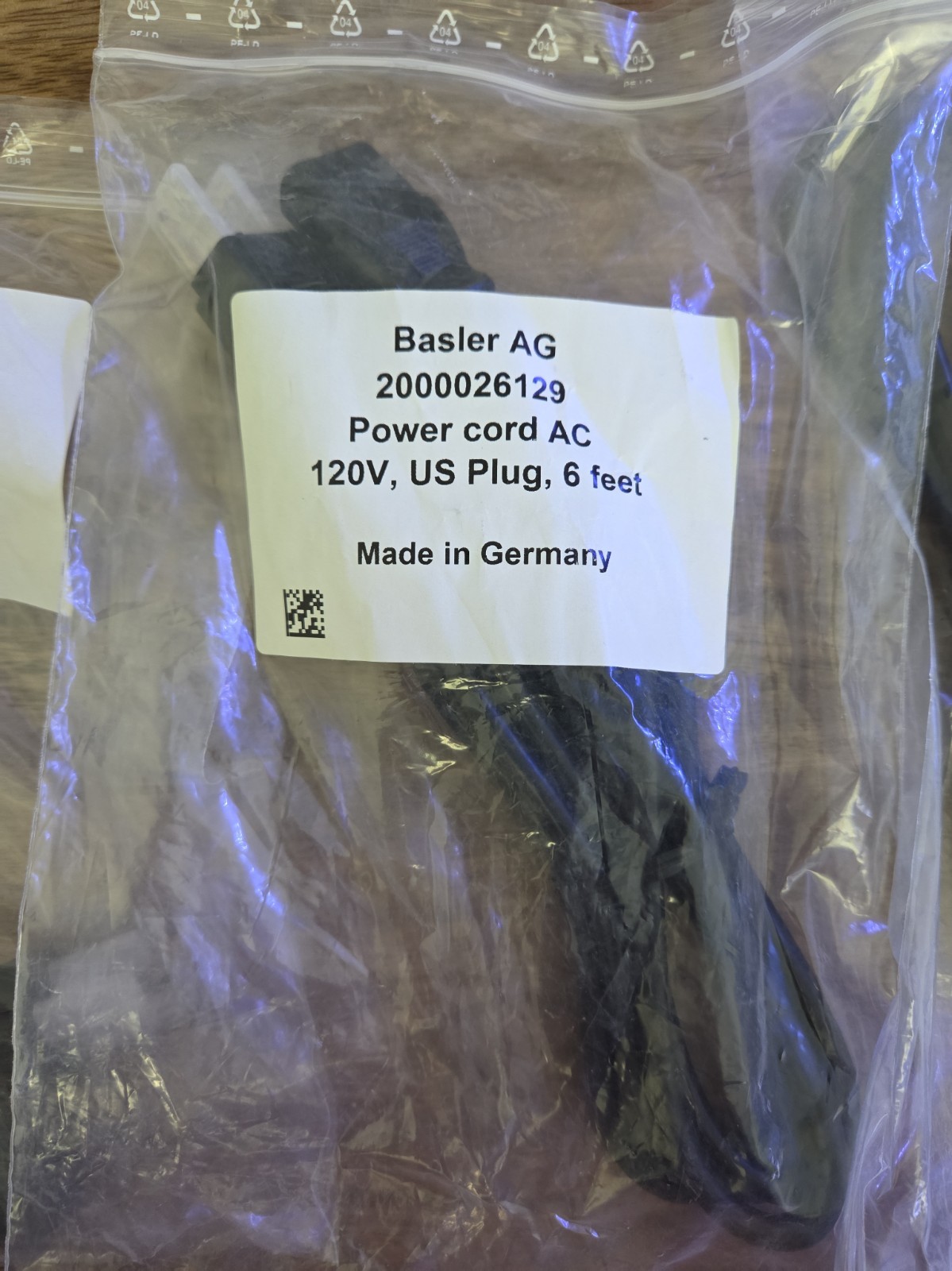 New 6ft Power Cord AC 120v - Lot of 5