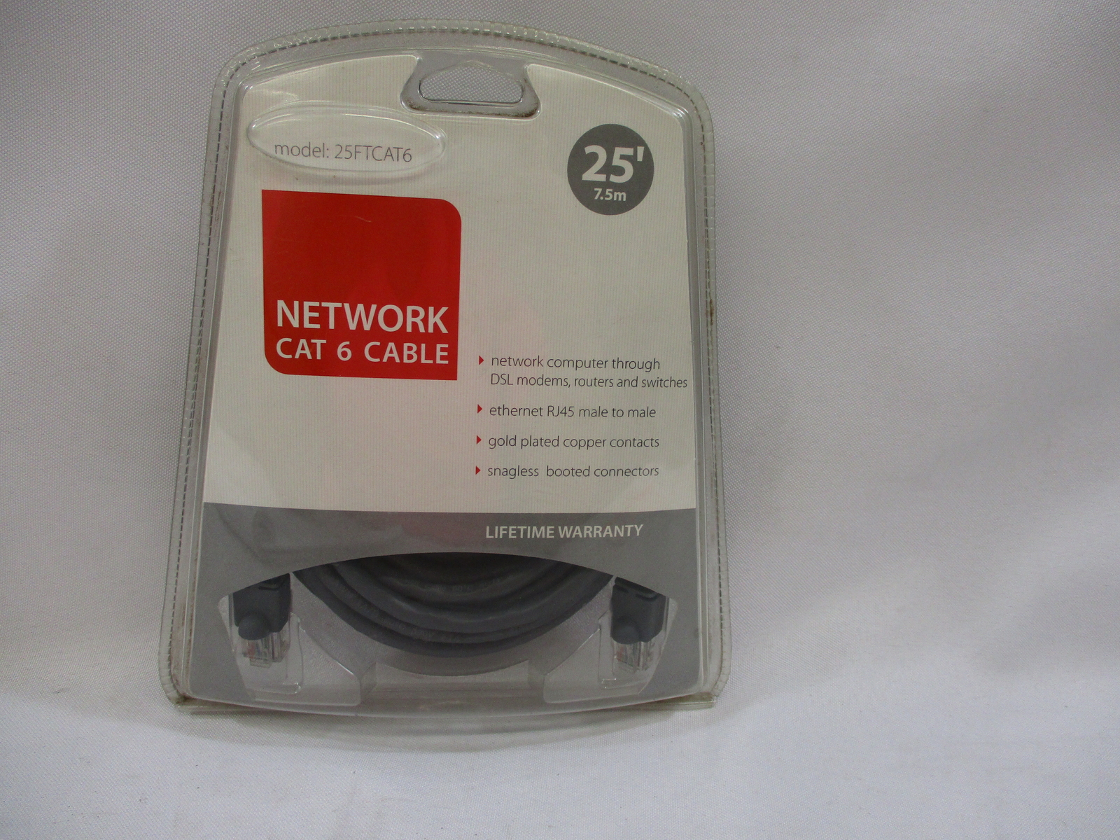 *NEW* CYBER POWER SYSTEMS RJ45 ETHERNET CABLE 25'