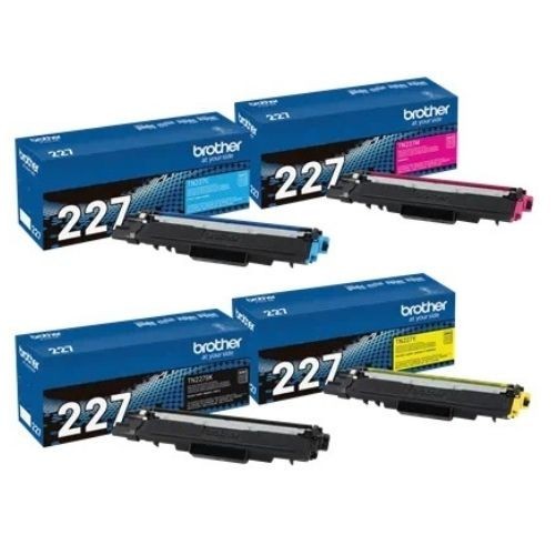Brother TN-227 Genuine Toner Set OEM High Yield Black Cyan Magenta Yellow