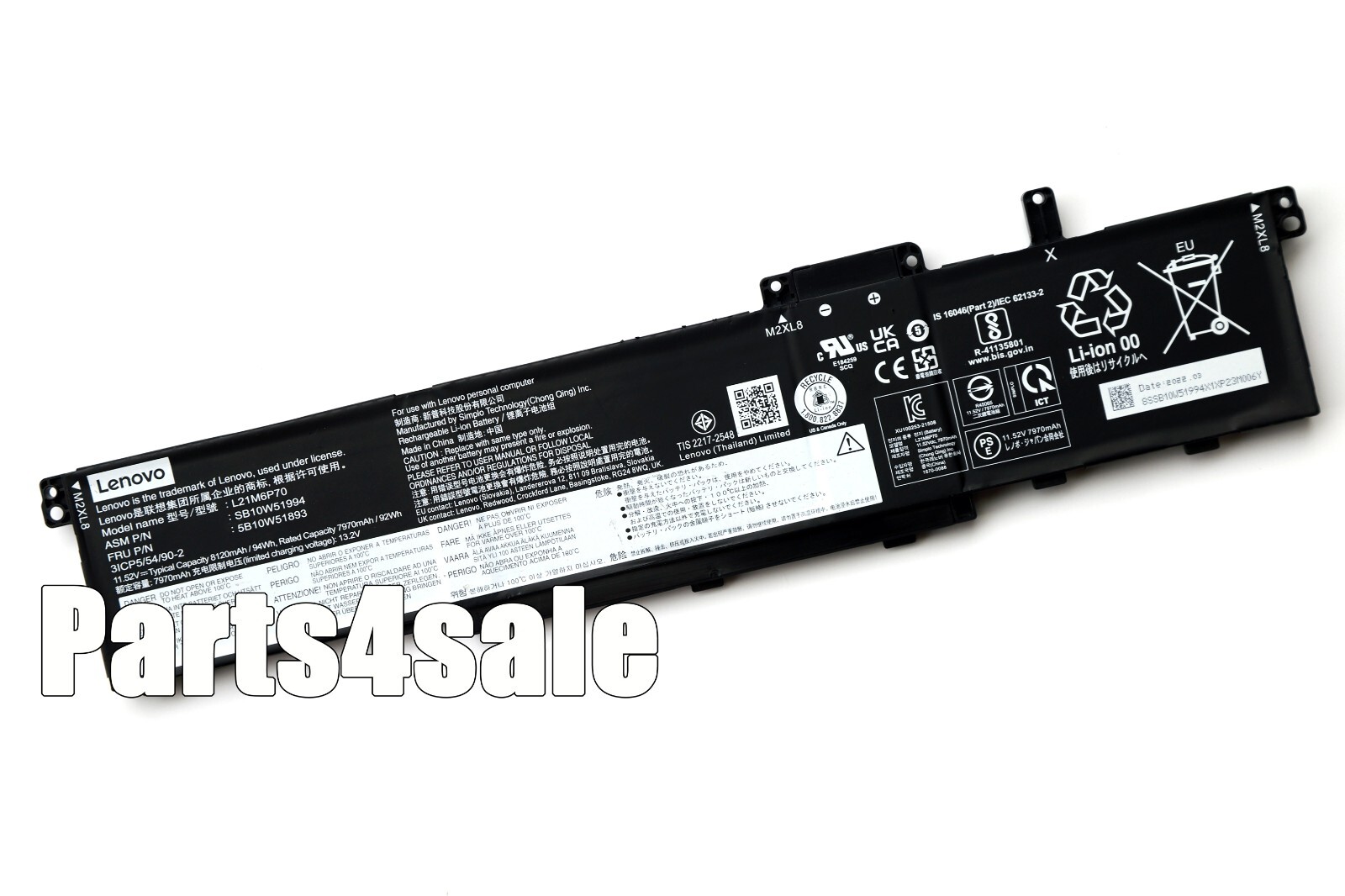 Genuine L21C6P70 L21D6P70 L21L6P70 L21M6P70 Battery for LenovoThinkPad P16 Gen 1