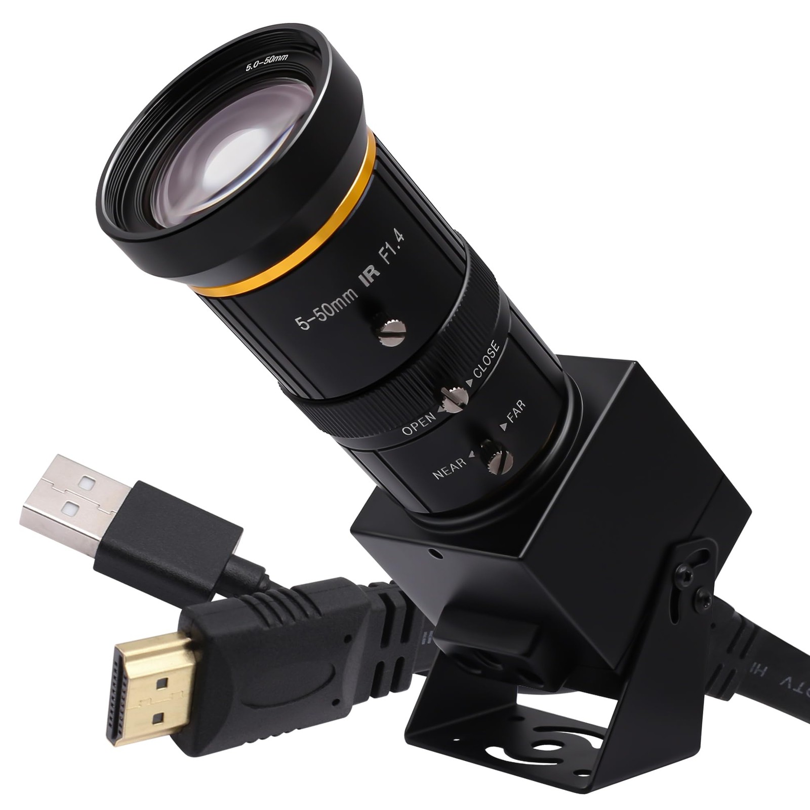 SVPRO 4K Streaming Webcam with 5-50mm USB HDMI Camera Lens