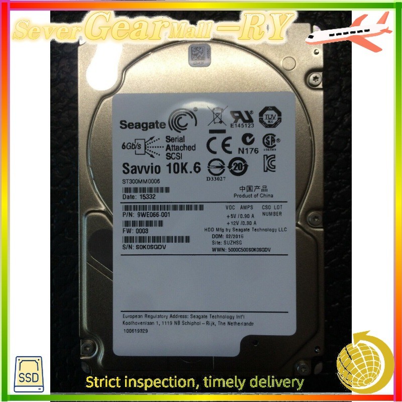 New FOR Seagate ST300MM0006 300GB Savvio 10K.6 2.5" 6Gbps SAS HDD HARD DRIVE