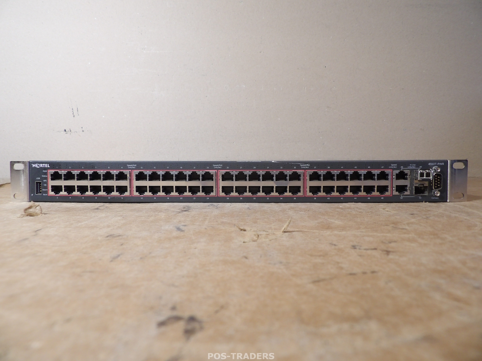 Nortel Networks 4550T-PWR Ethernet Switch 48-Port PoE + 1 SFP - INCL RACK EARS