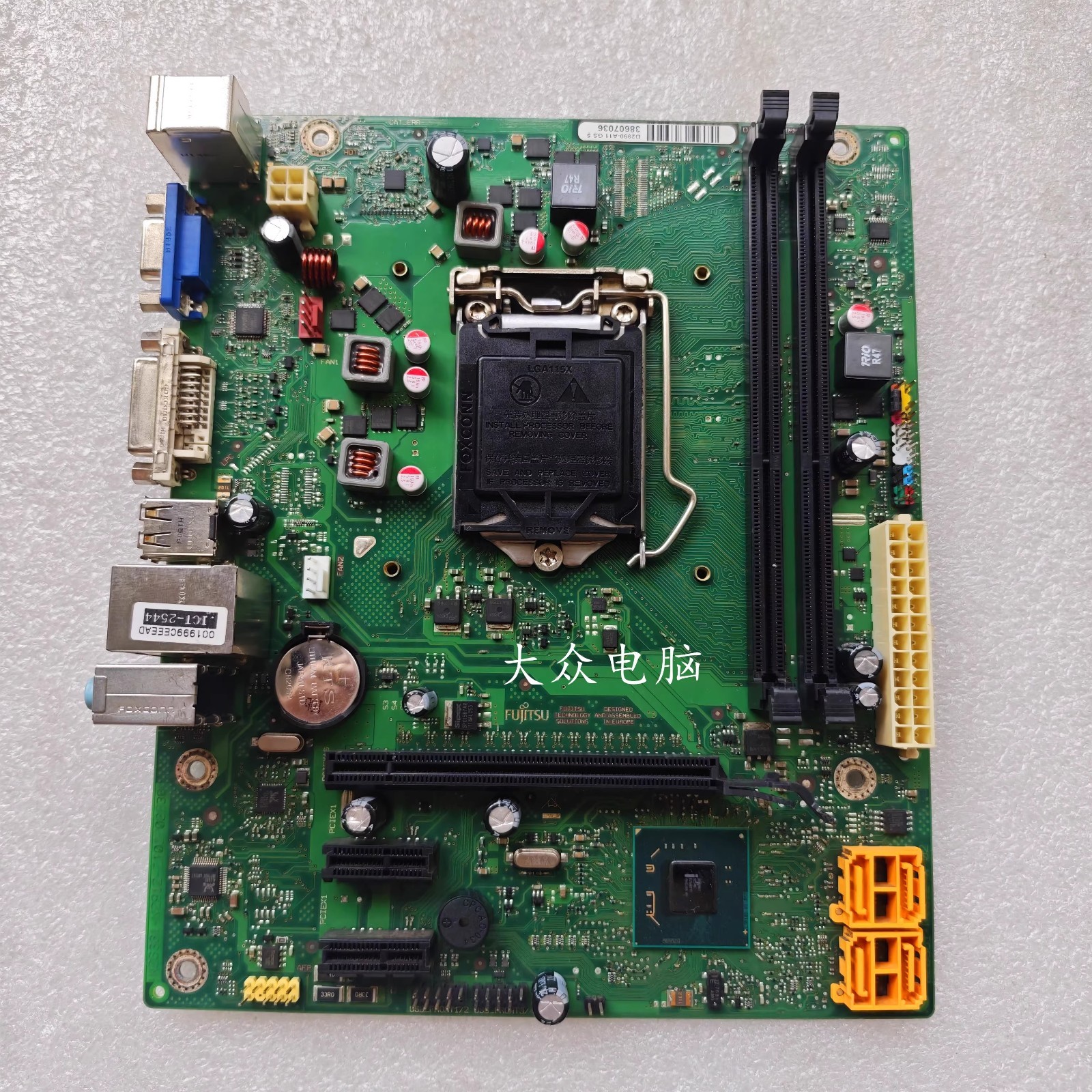 1pc Fujitsu D2990-A11 GS 5 W26361-W2912-Z3-02-36 industrial control board