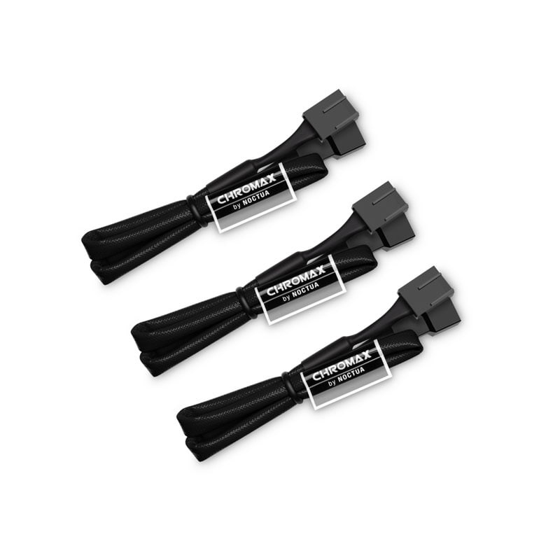 Noctua Na-Sec1 chromax.black fan extension cable set black 30 cm accessories