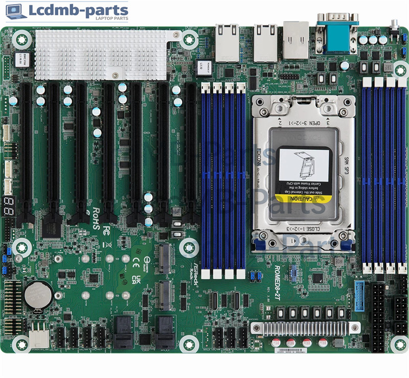 ASRock Rack ROMED8-2T/BCM AMD EPYC 7003/7002 SP3 LGA 4094 ATX Server Motherboard