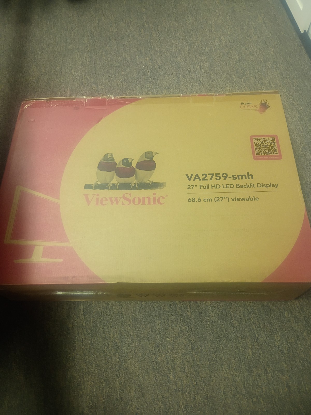 ViewSonic VA2759-SMH 27-inch 1920 x 1080 Full HD LCD IPS Monitor