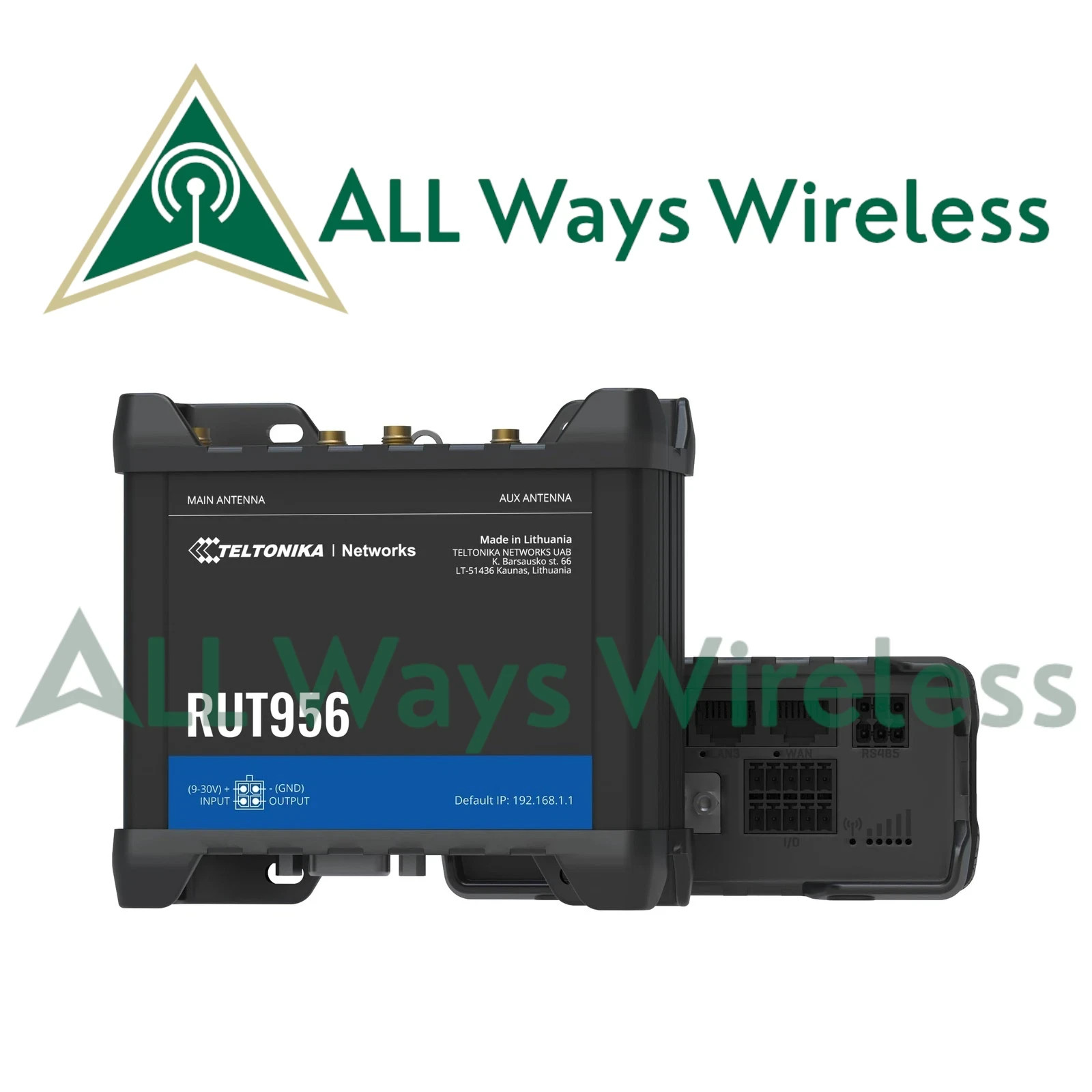 Teltonika RUT956 Industrial Cellular WiFi Router (TELRUT956A00A00)