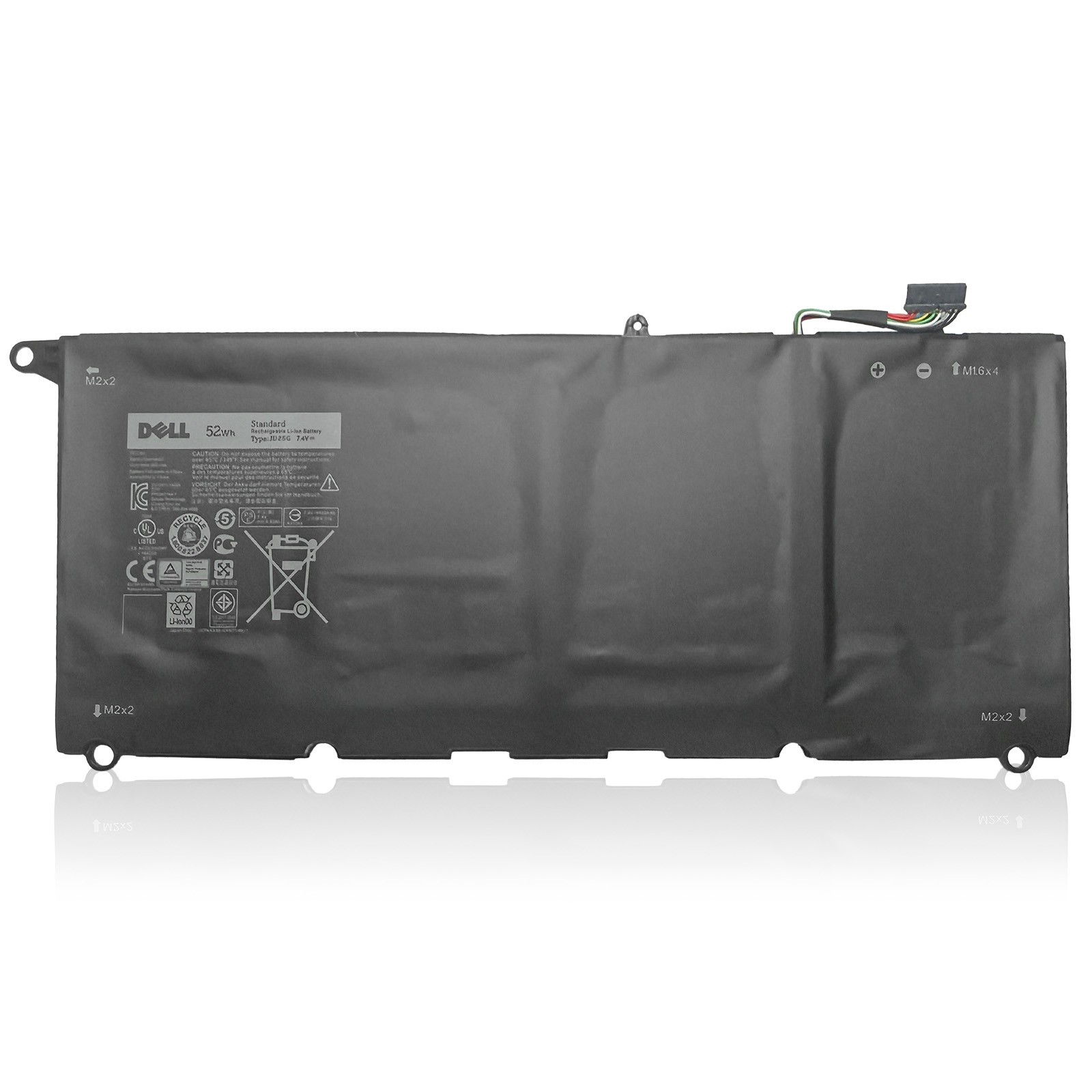 Genuine 56WH 90V7W Battery For Dell XPS 13 9350 9343 series JD25G 0DRRP 9OV7W