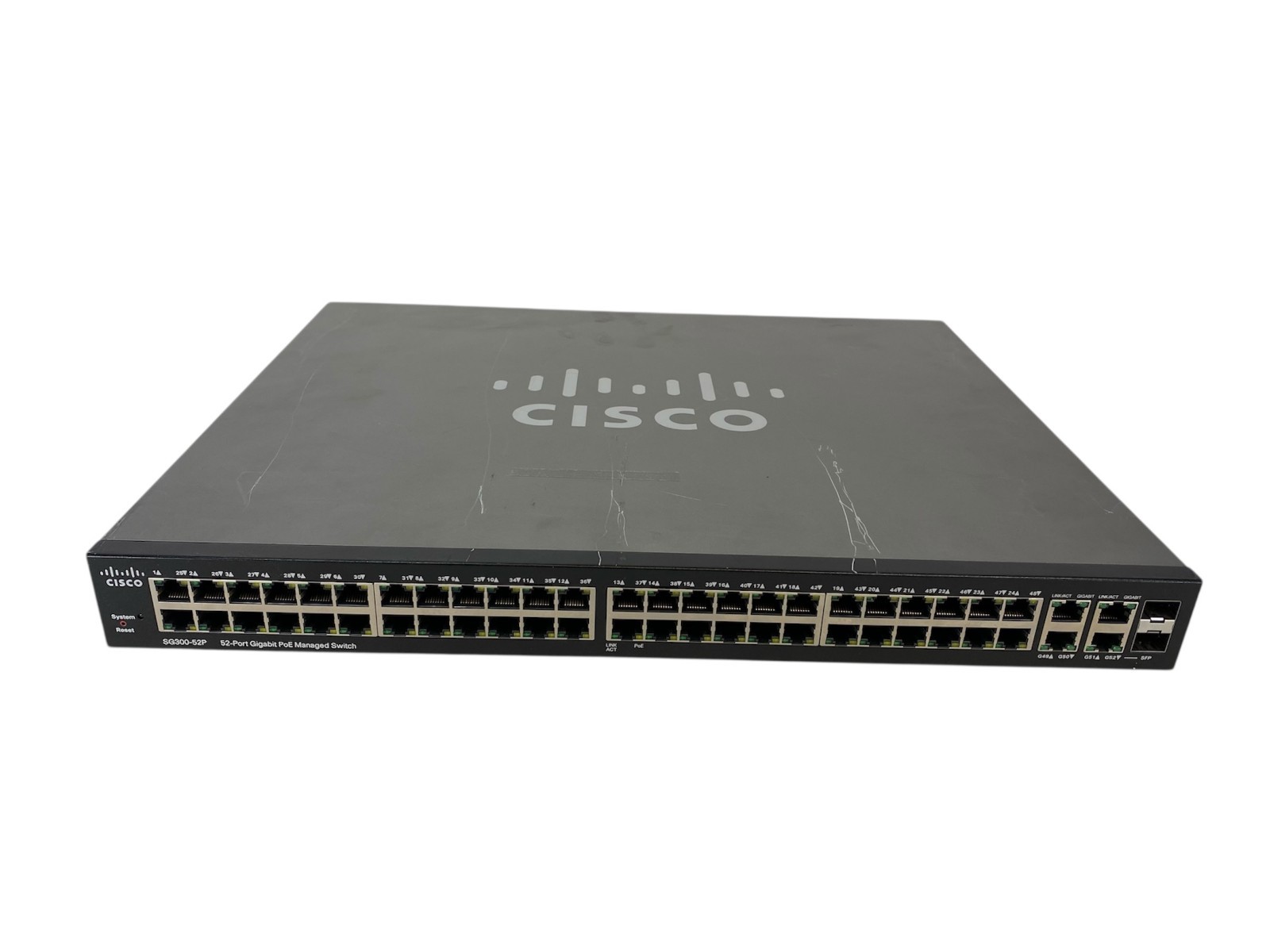 Cisco SG300-52P-K9 SG300-52P 52 Port Gigabit PoE Switch