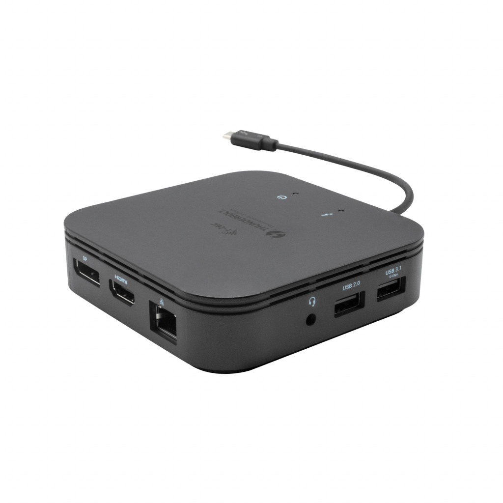 I-TEC Thunderbolt 3 Travel Dock Dual 4K PD 60W Docking Station Universal Black