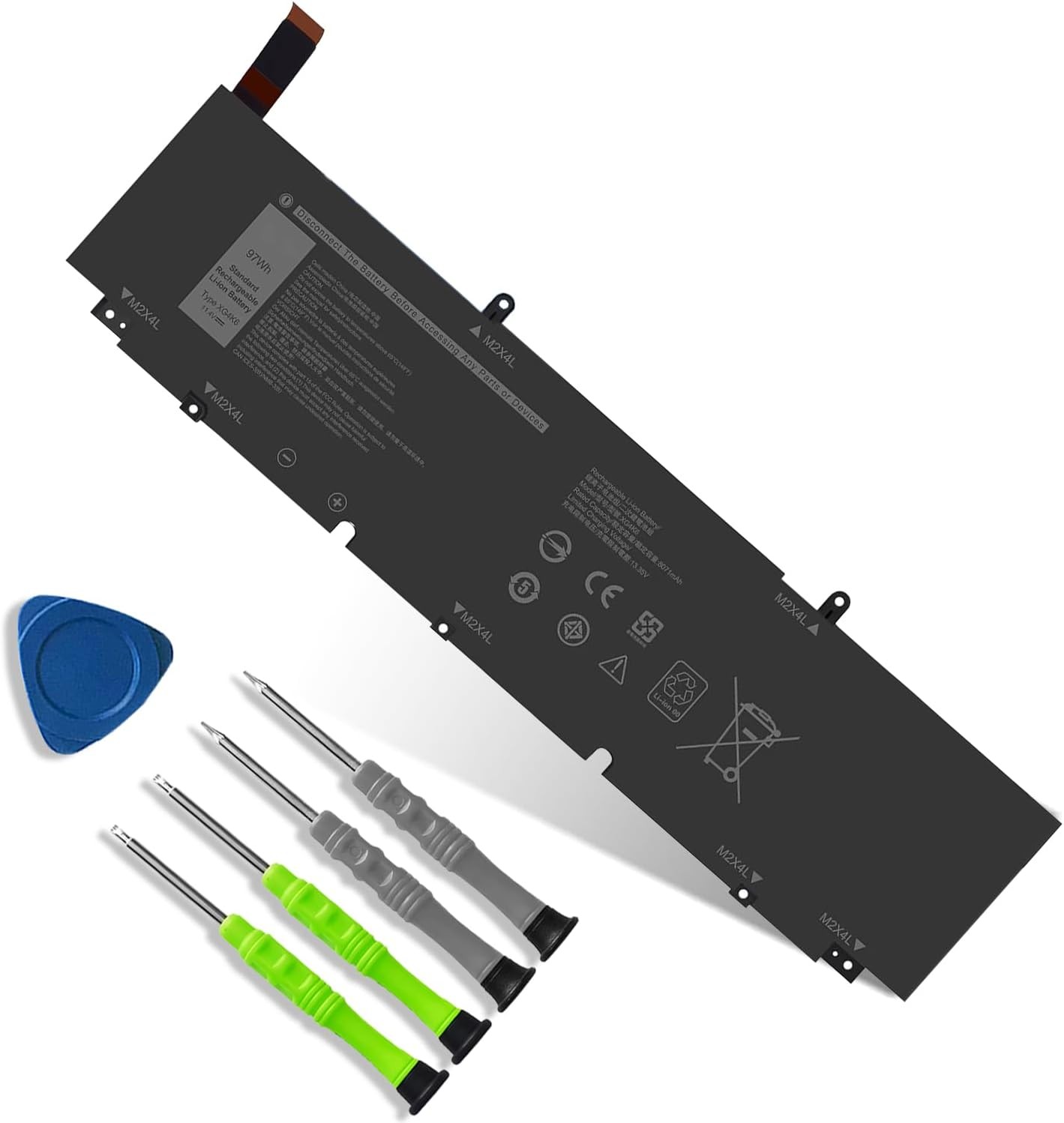 97Wh XG4K6 Battery Replacement for Dell XPS 17 9700 9710 9720 9730 Precision